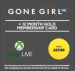 Let's be cops in HD + 12 months Xbox Gold membership / Gone Girl in HD + 12 months Xbox Gold membership &pound;27.99 @ Wuaki + 4 Chromecast &pound;21.99 deals with Interstellar, Pacific Rim, Get Hard & Horrible Bosses 2