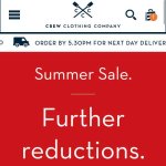 Crew Clothing Sale