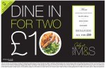 M&S Dine in For £10.00 28th June to 4th July