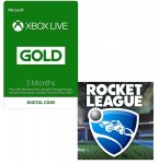 Xbox Live 3 Month Gold Membership + Rocket League Free Xbox Live Code