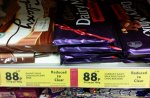 BIG bars of choc 360G Fruit n Nut / 390G Galaxy - 2 fat ladies - Tesco