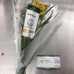 free bunch of flowers at Morrisons when you make a purchase for members of their baby club £1.00
