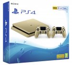 PS4 Slim console 500GB Limited Edition Gold/Silver + Street Fighter V