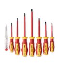 Set of 1000v insulated VDE screwdrivers