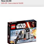 Lego Battle Pack 75132 - Half Price - £6.00 @ Debenhams