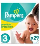 Pampers Size 3 Premium Protection nappies at Boots 7p each x 29 nappies (£2.00) plus free size 4 sample and 20p Advantage card points @ Boots