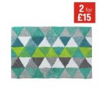 ColourMatch Bath Mat - Geometric