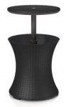 Keter Pacific Rattan Style Ice Cooler Table (Anthractie)