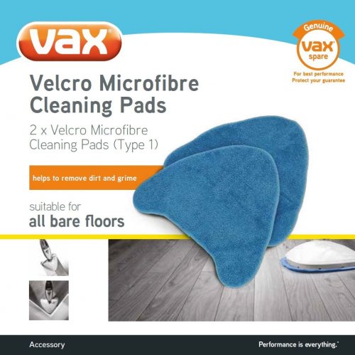 2x Vax Genuine Microfibre Steam Cleaner Cleaning Pads Type 1) - £4.99 ...