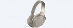 Sony MDR-1000X Refurbished Gold colour noise cancellation headphones