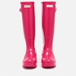 Hunter Women's Original Tall Gloss Wellies - Bright Pink @ The Hut £27.00 (+£1.99 del)