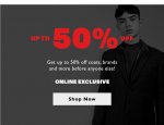 TopMan Sale Preview - upto 50% off AND FREE Express Delivery