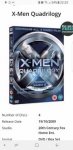 Xmen quadrilogy set (buy on get one free)