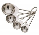 Kitchen Craft Stainless Steel Measuring Spoon Set - 4 piece
