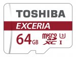 Toshiba Exceria M302 64GB microSDXC 90MB/s 4K UHS-I U3 Class 10 Memory Card