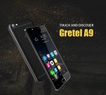 GRETEL A9 4G android phone 5.0 inch screen 2gb ram, 16gb rom metal body metal body quad core android 6