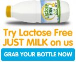 free milk, via emailed coupon