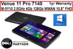 Dell Venue 11 Pro 7140 M-5Y10 upto 2.0GHz 4Gb 128Gb WWAN 10.8&Prime; FHD 1Yrs WTY-Refurb- MCS Tech