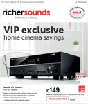 Yamaha RXV381 AV Receiver - £149.00 Richersounds VIP Price
