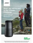 Get 5% or 10% discount on Bose products by donating £5 or £10 to Macmillan