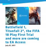 battlefield 1 + titanfall 2 coming to EA access