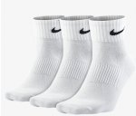 9 Pairs of Nike White Lightweight Quarter Socks £11.22 (or £6.22) delivered (using codes and cashback) @ Nike