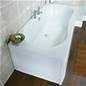 Wickes Denver / Java Straight Bath White 1700mm