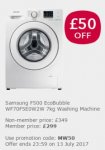 Co-op Electrical - Samsung F500 EcoBubble WF70F5E0W2W 7kg Washing Machine