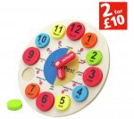 Chad Valley PlaySmart Wooden Clock