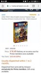 LEGO 70321 Nexo Knights General Magmar Siege Machine of Doom Construction Set (retired) better then half Prime Member Exclusive