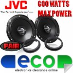 Ford Focus MK2.5 08-11 JVC 16cm 6.5 Inch 600 Watts 2 Way Rear Door Car Speakers eco_uk