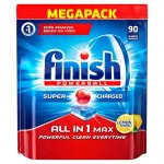 Finish All-in-1 Max Lemon Dishwasher Tablets (Pack of 90)