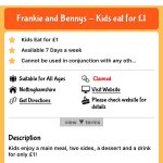 Kids eat @ Kids Pass / Frankie & bennys