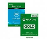 3 Months Xbox Live Gold with 12 Months EA Access AND &pound;10 XBL Credit / 3 Months Xbox Live & &pound;10 Credit - &pound;12.99 / 15 Months PS+ - &pound;29.99 - Amazon (Prime) - Possibly -&pound;10 with Student Discount