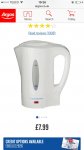 Cook works travel kettle & 2 cups