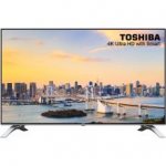 Toshiba 43U6663DB 43" Freeview HD and Freeview Play Smart 4K Ultra HD TV - Silver £279.00 Delivered with code @ ao