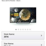 Sony Bravia KD55XD7004BU 55 inch Android 4K HDR Ultra HD Smart TV with Youview, Freeview HD, PlayStation Now (2016 Model) - Black