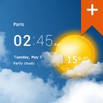 Transparent clock weather Pro - 10p (was £2.69) @ Google Play Store