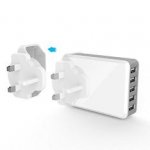 TeckNet® DuoPower 40W 5-Port Multi USB Plug Wall Charger (5V 8A) Desktop Mains Charger with BLUETEK™ Smart Charging Technology Sold by Innovation Goal UK - lightning deal