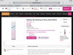 Batiste Rose Gold Dry Shampoo 200 ml £1.25 each + buy one get one