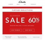 Clarks sale now (C&C)