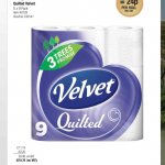 Costco warehouse sale Velvet quilted x 45 rolls - £10.78