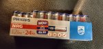 Philips mega 36 pack of AA and AAA batteries priced at £4.99