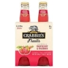 Crabbies fruits raspberry and rhubarb 4 pack