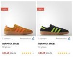 Tan/Orange & Black/green Adidas originals Bermuda mens trainers £29.98 @ adidas.co.uk with code EXTRA20 (C&C or £3.95 postage 