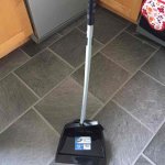 Broom and dustpan with handle