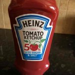Tomato Ketchup 50% less sugar & salt 665g