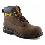 Caterpillar Holton, Men's Work and Safety Boots Brown Size 7