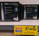 Sonic rechargeable toothbrush with UV sanitizer - Home Bargains