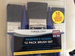 Turner & Gray 12 pack brush set. B&M